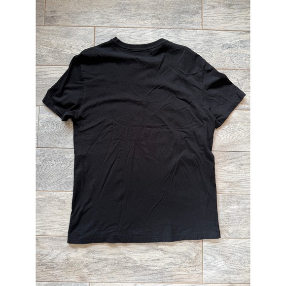 Polo Ralph Lauren T-Shirt Mens Medium Black Classic Fit Red Pony Logo Tee Shirt - Picture 9 of 11